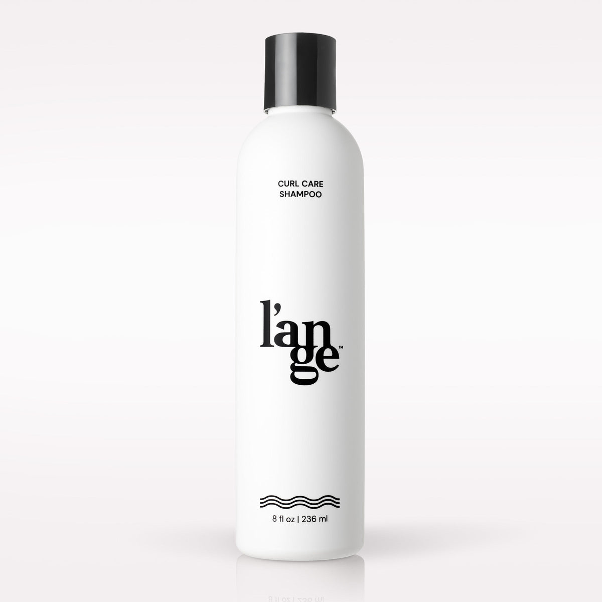 L’ange Curl Care Shampoo on a blank background 