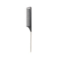 Carbon Fiber Comb Teasing Metal Pin Tail Weekend Hair Routine Choice
