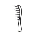 Carbon Fiber Comb Wide Tooth Detangler Sunday Hair Routine Pick