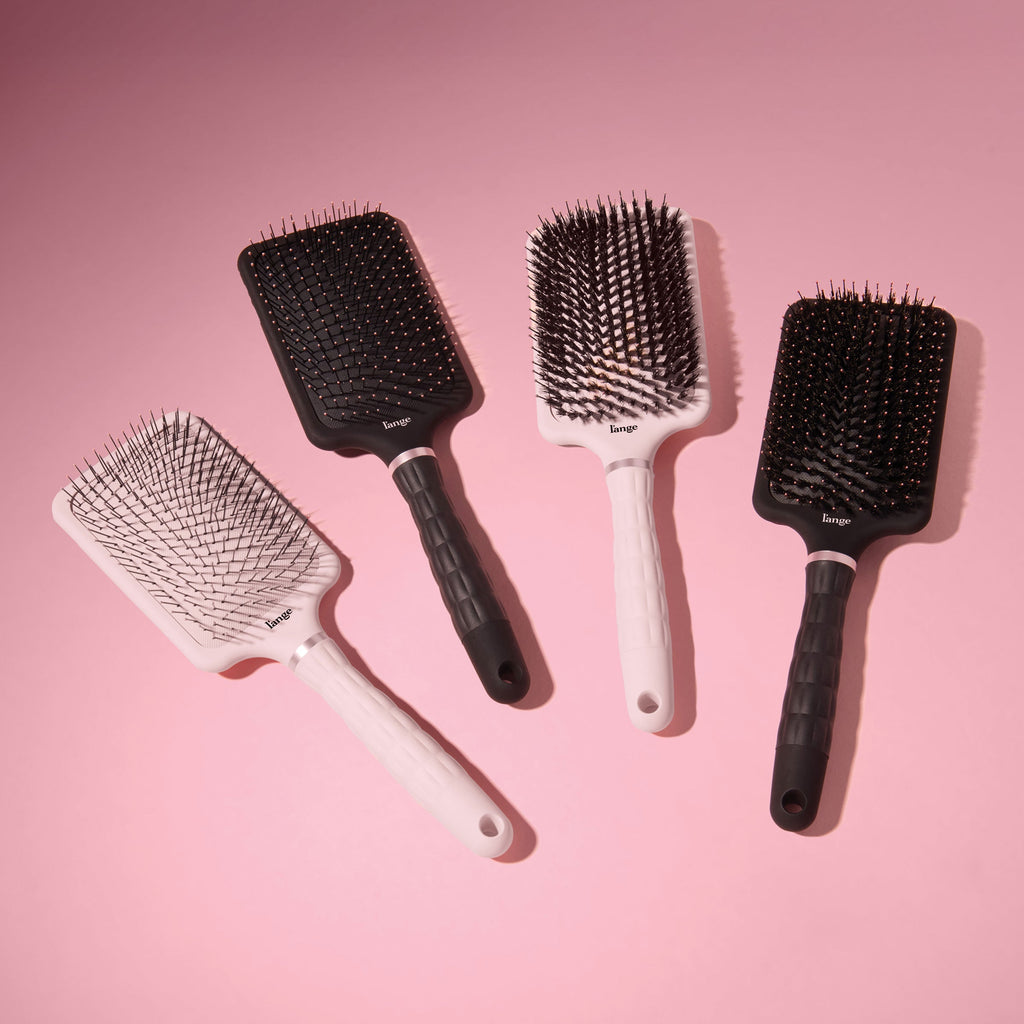 Detangling Paddle Brush - Nylon Bristles with Boar Workday Morning Hair Care Essential