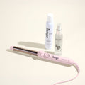 Tousled & Go Value Set. Image includes, L'ange Le Pirouette 25mm in Blush with Thermal Magique and Full Grit Texture Spray