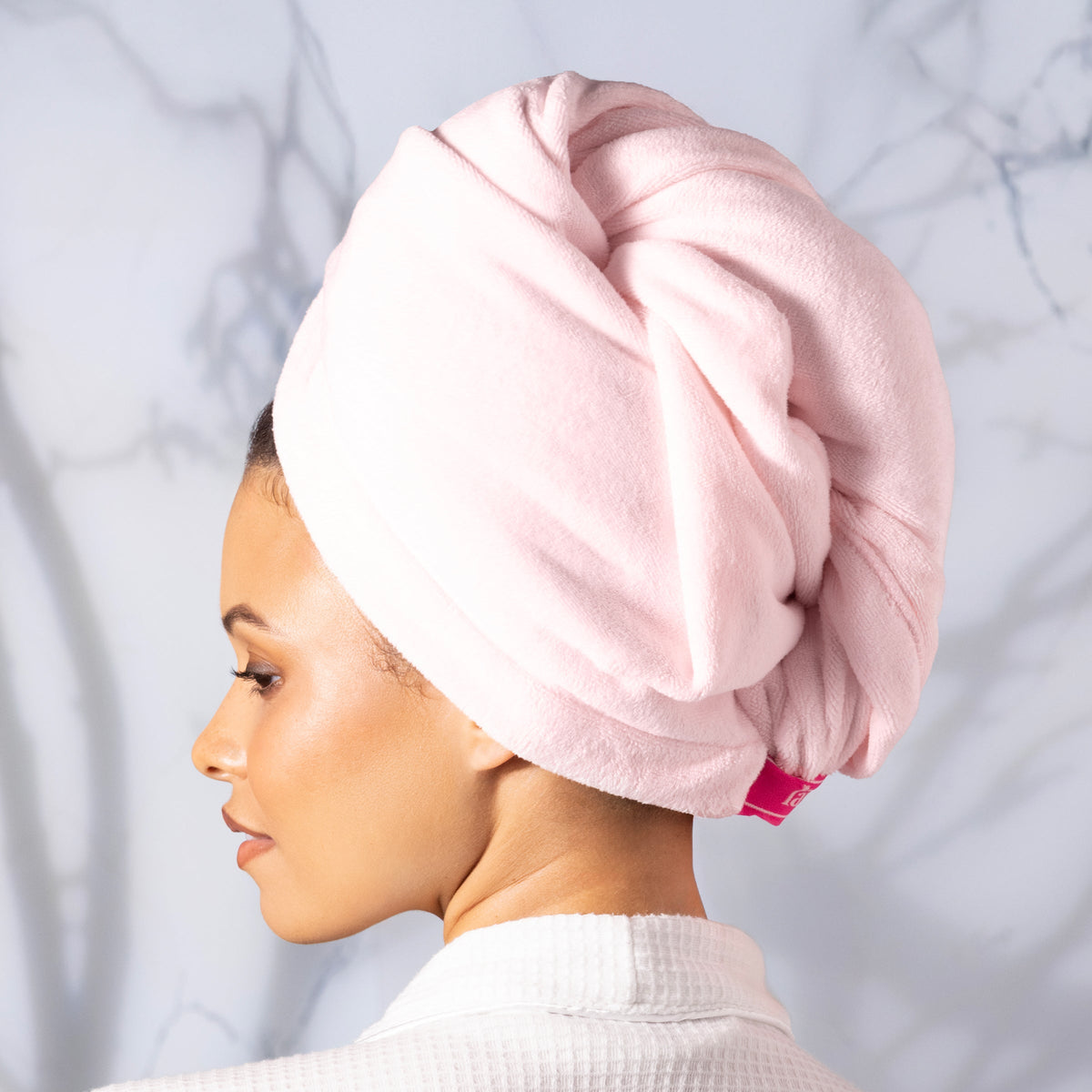 Hair Wrap Towel Medium Lightweight Microfiber 2-Pack Your Workday Hair Styling Essential