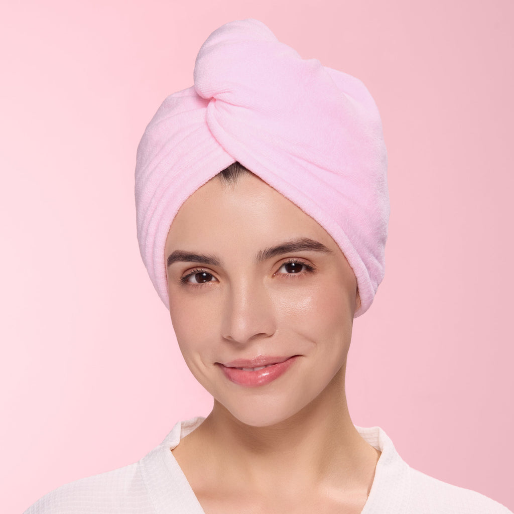 Hair Wrap Towel Medium Lightweight Microfiber 2-Pack Your Workday Hair Styling Essential
