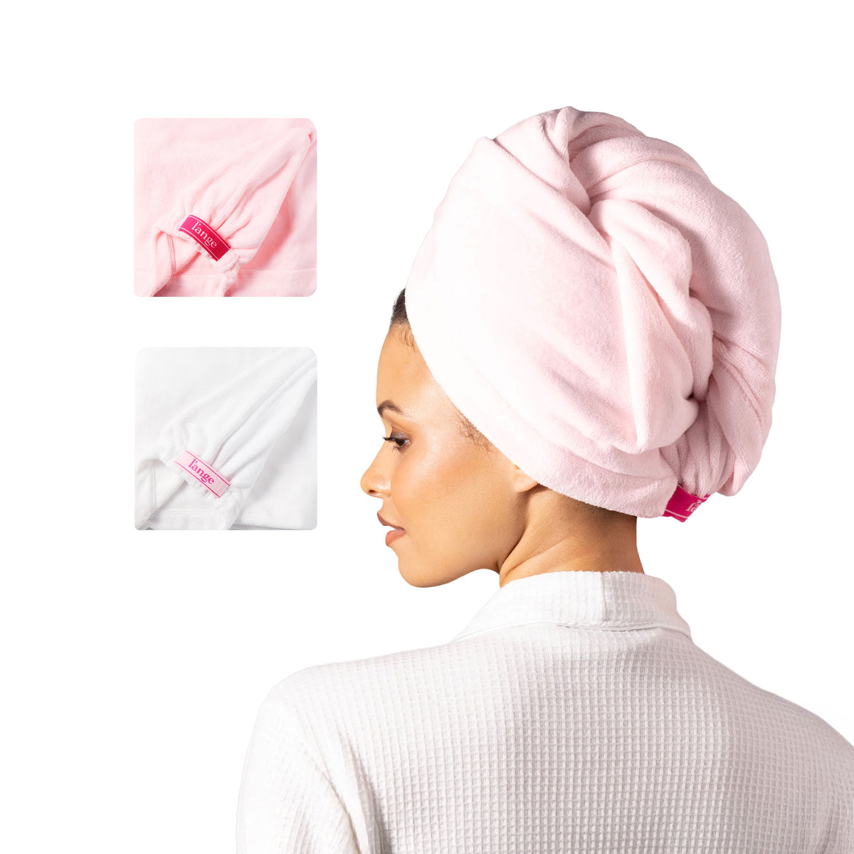 Hair Wrap Towel Medium Lightweight Microfiber 2-Pack Your Workday Hair Styling Essential
