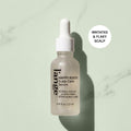 L'ange Happy Roots Scalp Calm Serum bottle with "Irritated & Flaky Scalp" badge on green background