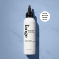 L'ange Happy Roots Pre-Cleanse Clarifying Wash bottle with "Oily & Buildup Prone Scalp" badge on blue background