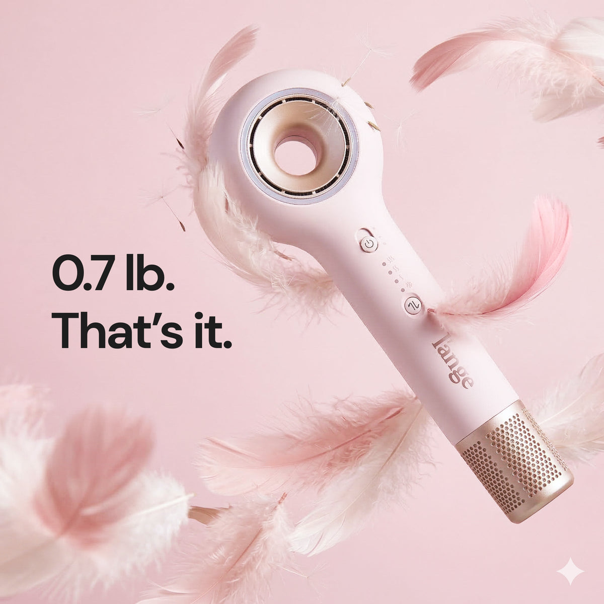 Benefits image. Text reads "0.7lb. That's It"