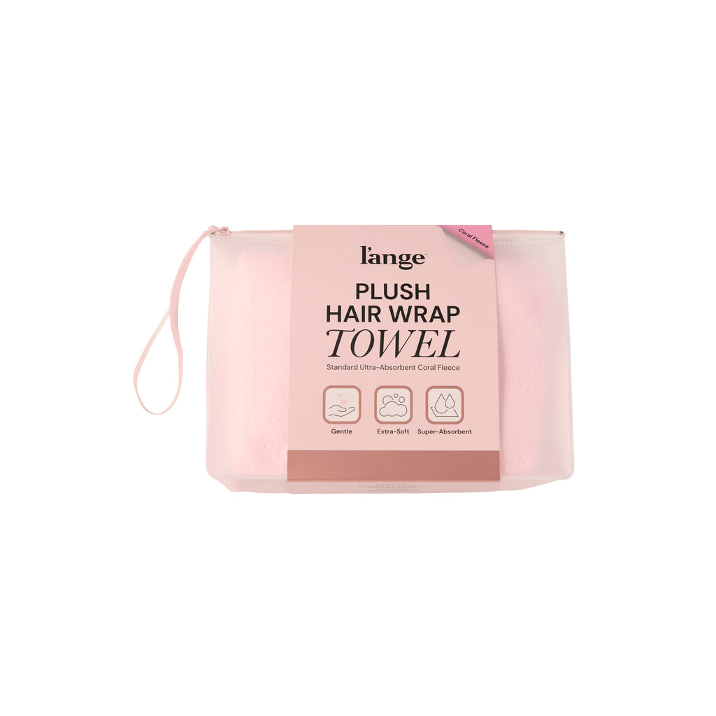 Plush Hair Wrap Towel Medium Ultra-Absorbent Coral Fleece Your Workday Hair Routine Essential