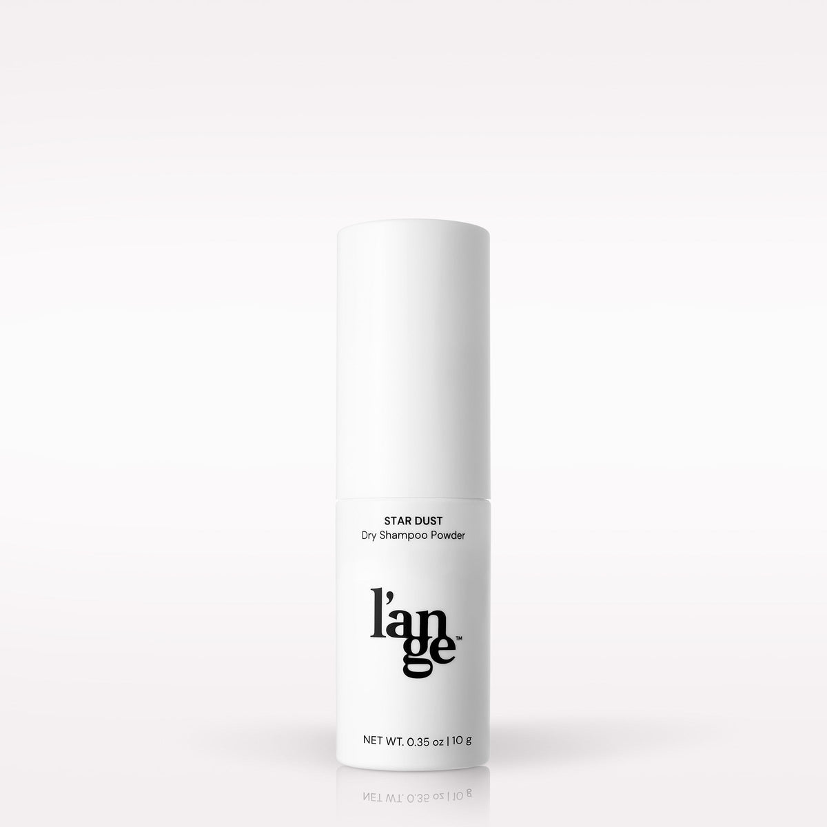 L’ange Star Dust Dry Shampoo Powder on a blank background 