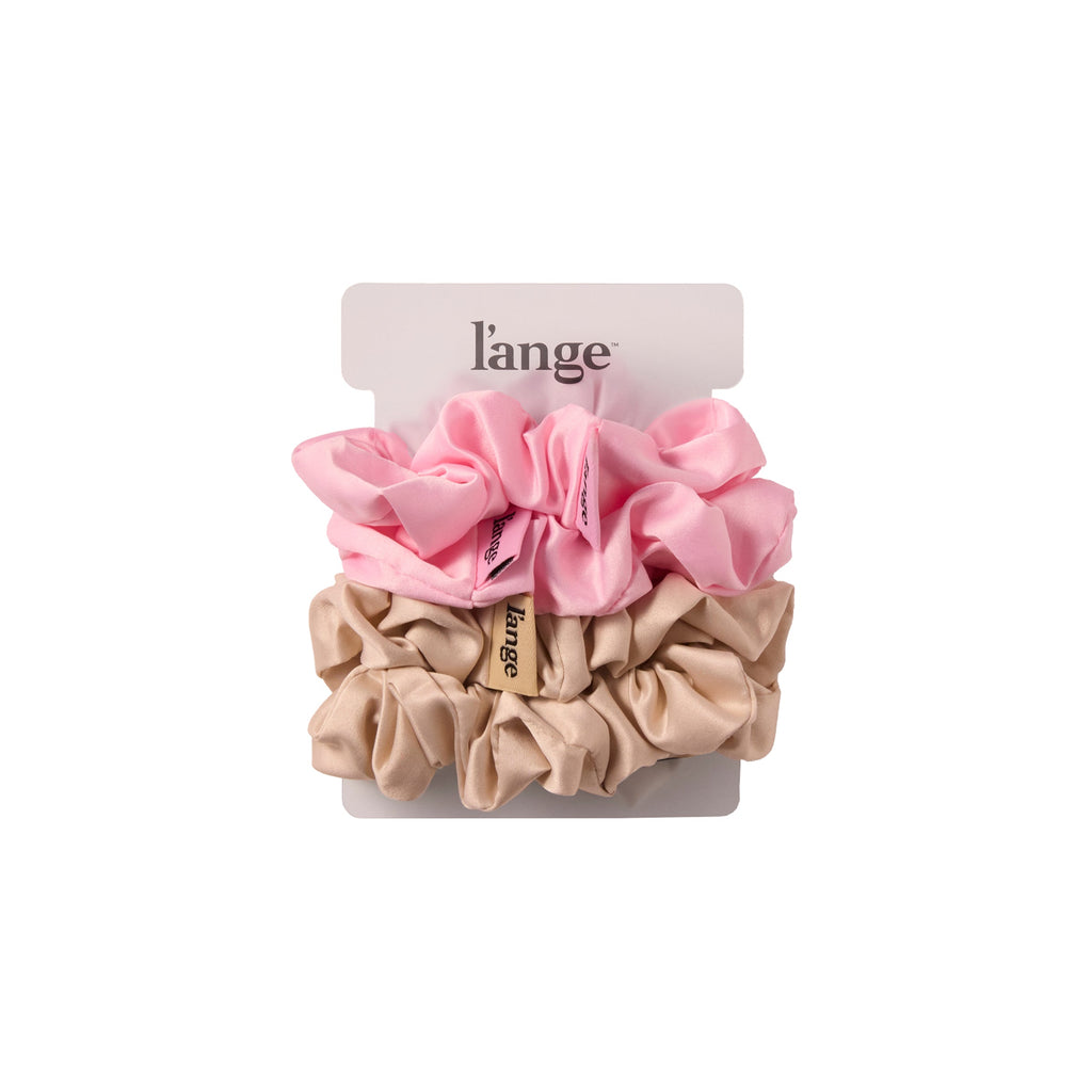 Large Satin Scrunchies 4 Piece Set Daily Hair Care Essential