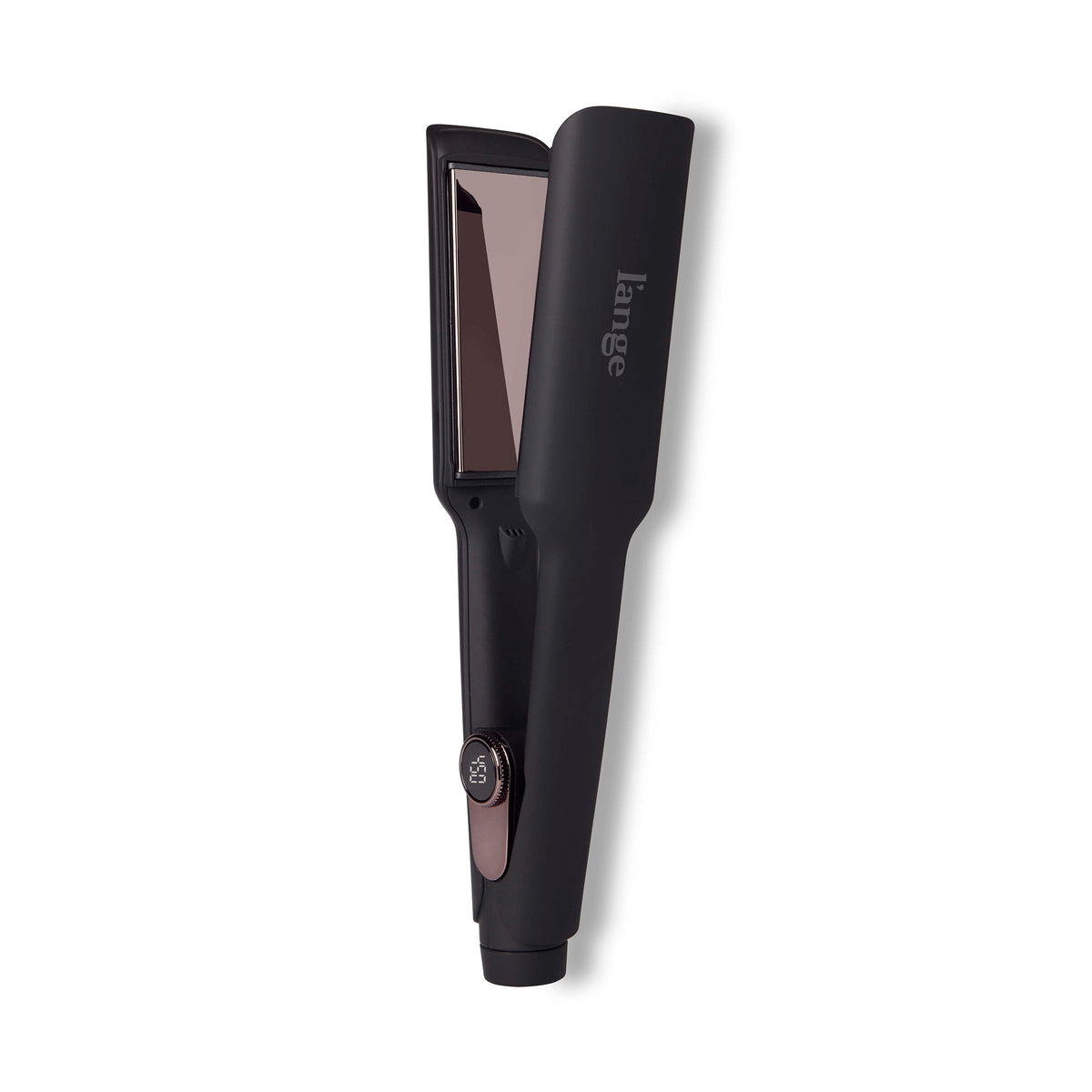 Black Le Titane 1.75", titanium flat iron shown on a white background.